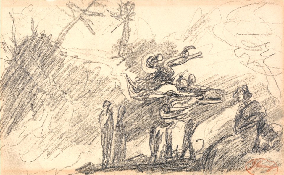 George Romney - The Temptation of Christ - Google Art Project (2443699)