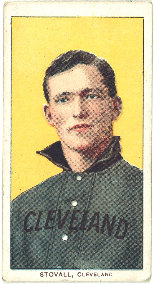 George Stovall, Cleveland Naps, baseball card portrait LCCN2008676572