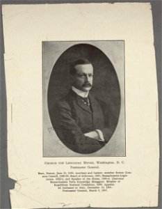 George Von Lengerke Meyer, Washington, D.C. postmaster general (5449673)