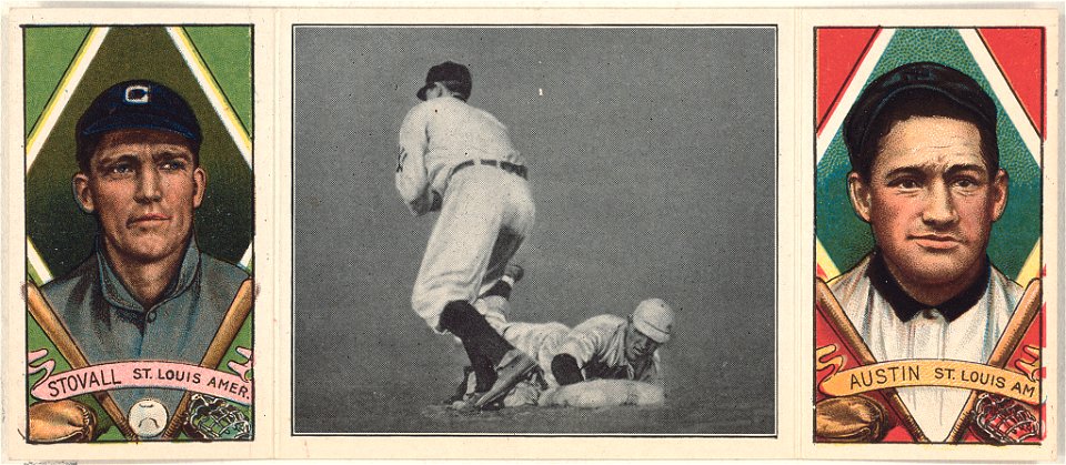George T. Stovall-James Austin, St. Louis Browns, baseball card portrait LCCN2008678458