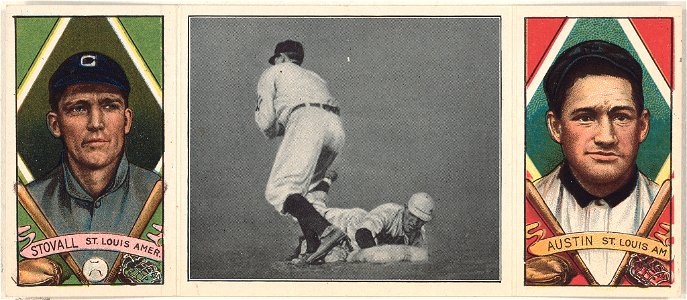 George T. Stovall-James Austin, St. Louis Browns, baseball card portrait LCCN2008678458
