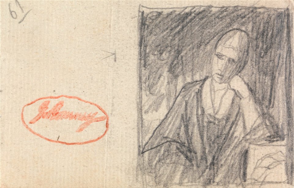 George Romney - Woman Resting Her Head on a Bent Arm - Google Art Project