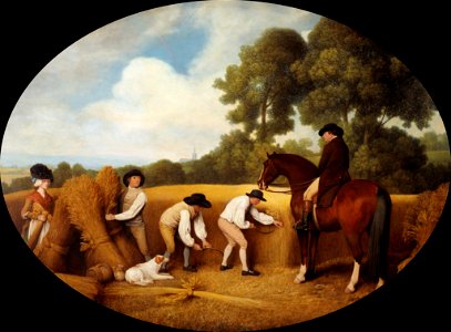 George Stubbs - Reapers - Google Art Project. Free illustration for personal and commercial use.