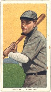 George Stovall, Cleveland Naps, baseball card portrait LCCN2008676573