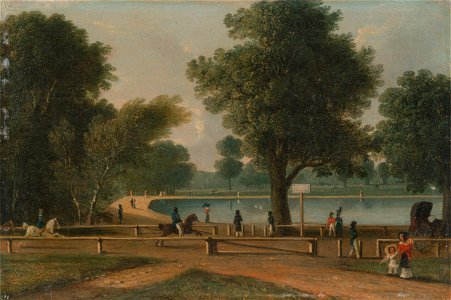 George Sidney Shepherd - The Serpentine, Hyde Park - Google Art Project
