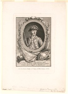 George Washington Eqer. général en chef de l'armée Anglo-Amériquaine, nommé dictateur par congrès en Fevrier 1777 LCCN2004666681