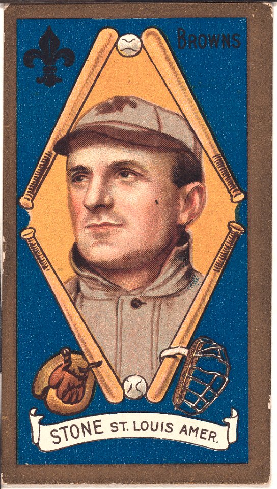 George Stone, St. Louis Browns, baseball card portrait LCCN2008677903