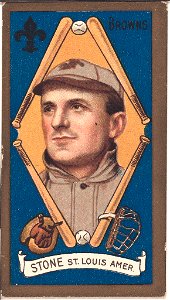 George Stone, St. Louis Browns, baseball card portrait LCCN2008677903