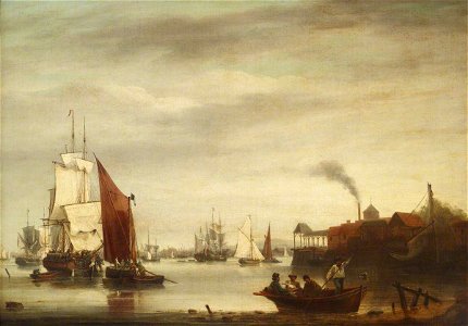 George Webster (1797-1864) - Old Portsmouth Harbour - 515889 - National Trust