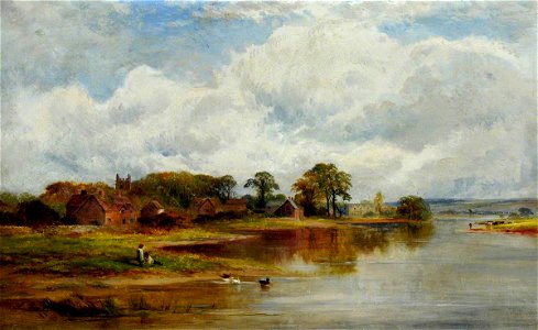 George Turner II (1843-1910) - The Trent at Swarkestone, Derbyshire - 290201 - National Trust