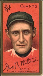 George Wiltse, New York Giants, baseball card portrait LCCN2008677387