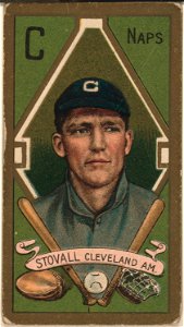 George T. Stovall, Cleveland Naps, baseball card portrait LCCN2008677858