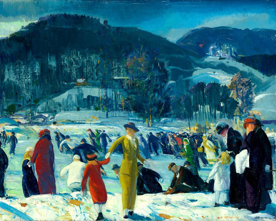 George Wesley Bellows - Love of Winter - 1914.1018 - Art Institute of Chicago