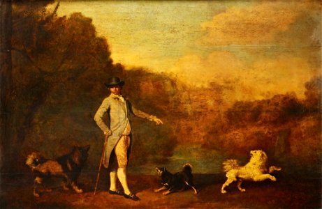 George Stubbs (1724-1806) - John Christian Santhague (d1. 821) - RCIN 402523 - Royal Collection