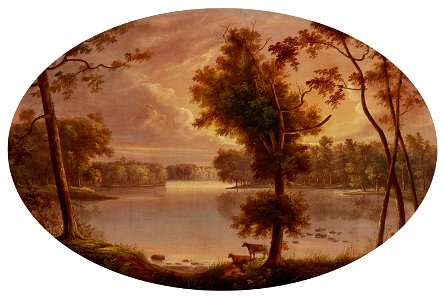 George Winter - Landscape (probably near Lafayette, Indiana) - 63.257 - Indianapolis Museum of Art