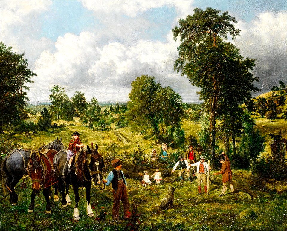 George William Mote The garden of England 1865