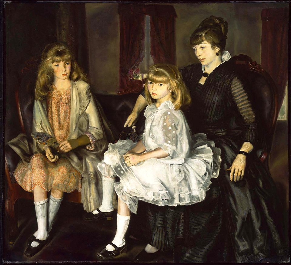 George Wesley Bellows - Emma and Her Children - 25.105 - Museum of Fine Arts