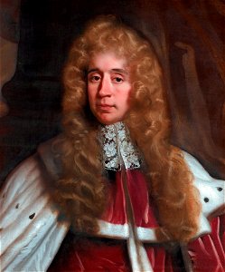 George, 1st Baron Jeffreys of Wem, by John Riley. Free illustration for personal and commercial use.