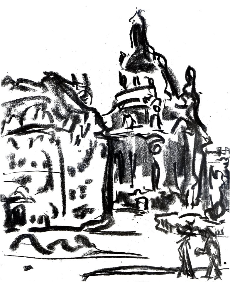 Ernst Ludwig Kirchner Frauenkirche 1908