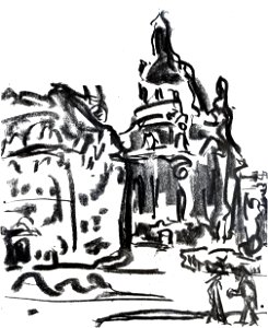 Ernst Ludwig Kirchner Frauenkirche 1908