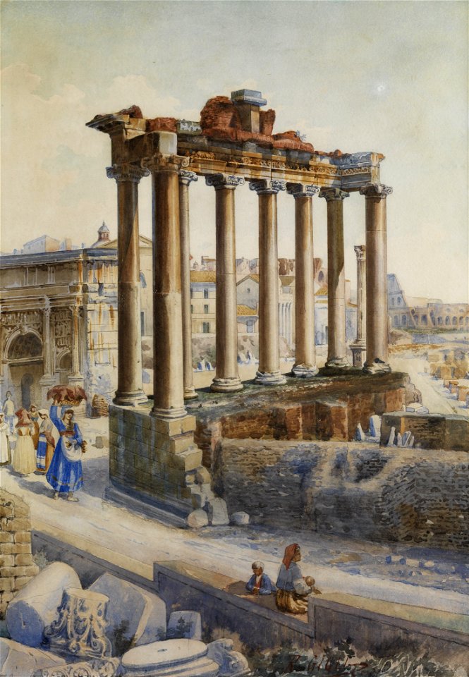 Forum Romanum 19Jh