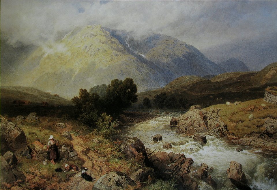 Foster Highland Scene near Dalmally