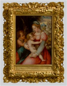 Pier Francesco Foschi - Madonna with Child and John the Baptist - O 4442 - Slovak National Gallery