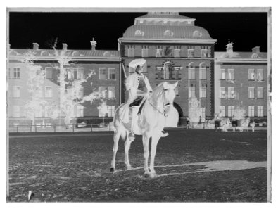Fotostudie till G. Cederströms oljemålning Narva - Livrustkammaren - 51452-negative