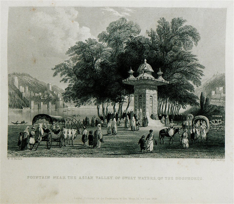 Fountain near the asian valley of Sweet Water, on the Bosphorus - Pardoe Julia - 1838