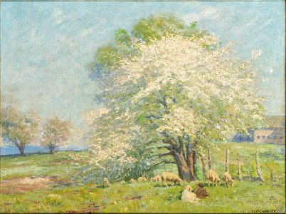 Spring Lambs by Alexis Jean Fournier, c. 1915