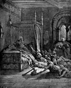 Foulque-Nerra Assailed by the Phantoms of His Victims