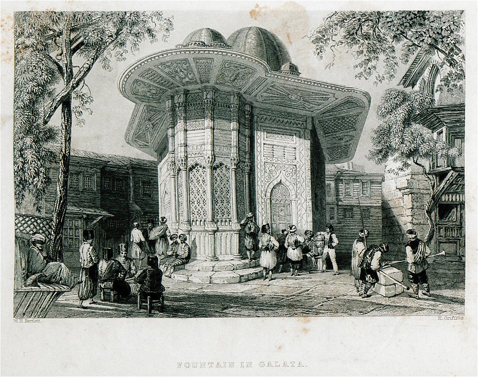 Fountain in Galata - Pardoe Julia - 1838