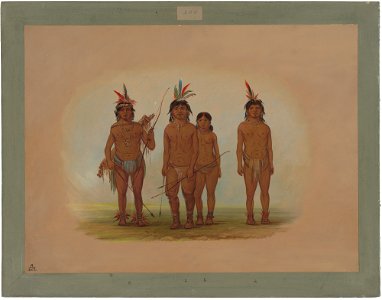 Four Macouchi Indians C17037