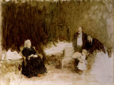 Four Generations by Sir William Quiller Orchardson. Free illustration for personal and commercial use.