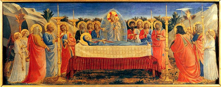 Fra Angelico - Dormition of the Virgin - WGA00632. Free illustration for personal and commercial use.