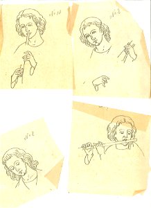 Four Studies of Young Men Making Music by Kunstwerkplaatsen Cuypers & Co. Cuypershuis 0682g