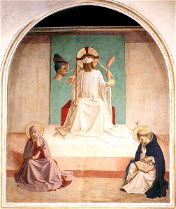 Fra Angelico - Mocking of Christ (Cell 7) - WGA00541. Free illustration for personal and commercial use.