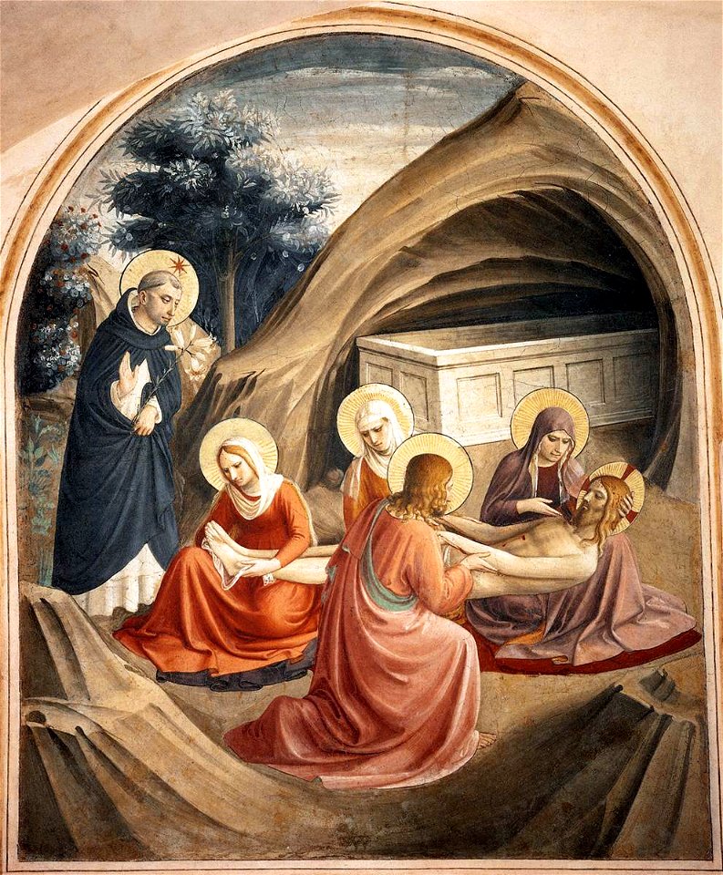 Fra Angelico - Lamentation over Christ (Cell 2) - WGA00536