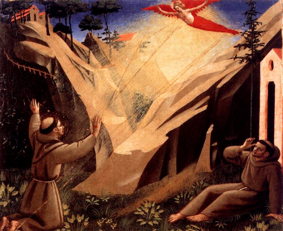 Fra Angelico - Receiving the Stigmata - WGA00623
