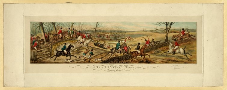 Fox hunting plate 2. Breaking cover LCCN2003690893
