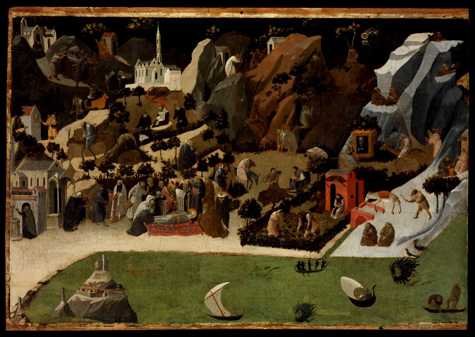 Fra Angelico - Scenes from the Lives of the Desert Fathers (Thebaid) - Google Art Project