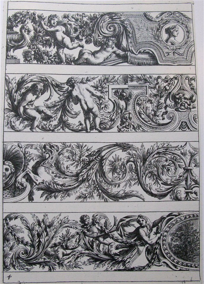Four friezes, Iconotheca Valvasoriana
