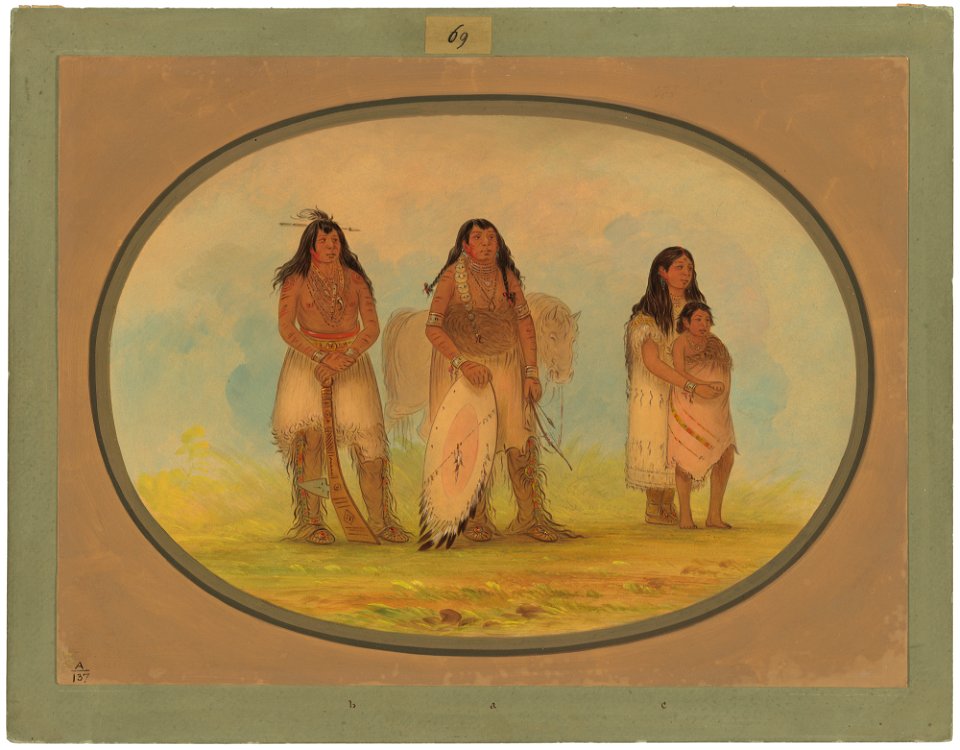 Four Kiowa Indians C15926