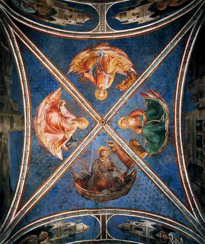 Fra Angelico - View of the chapel vaulting - WGA00600