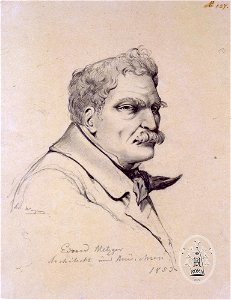 Fr. Wagner - Porträt Eduard Metzger (1859)