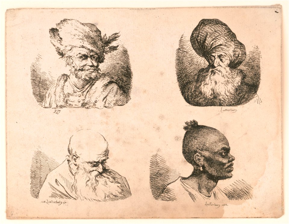 Four exotic heads LCCN2003671430