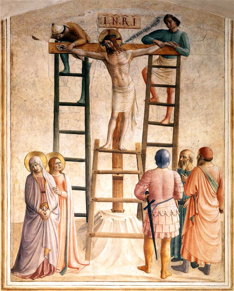 Fra Angelico - Nailing of Christ to the Cross (Cell 36) - WGA00550