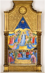 Fra Angelico - The Dormition and Assumption of the Virgin - P15w34 - Isabella Stewart Gardner Museum