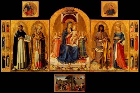 Fra Angelico - Perugia Altarpiece - WGA00497. Free illustration for personal and commercial use.