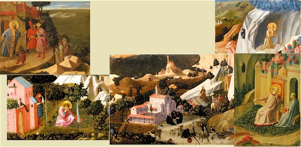 Fra Angelico and workshop - Reconstruction Thebaide - 1430-1435